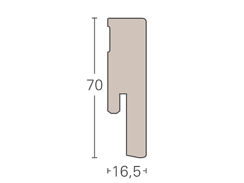 Lišta PARADOR SL 18 Dub D078 1745348